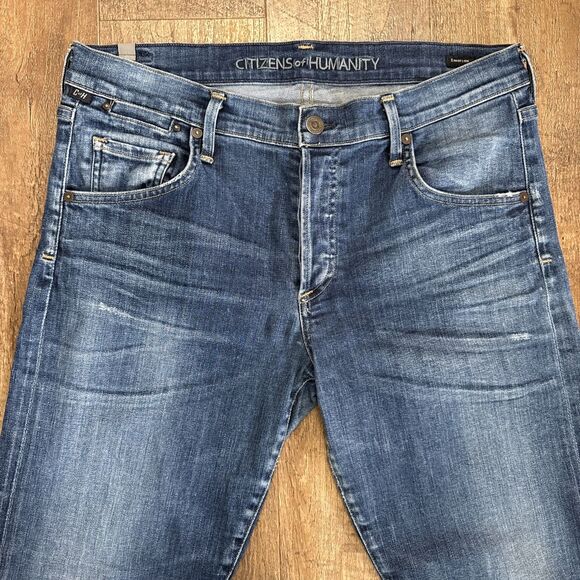 Citizens of Humanity Emerson Slim Boyfriend Jeans in Blue Ridge 30 - Picture 2 of 16